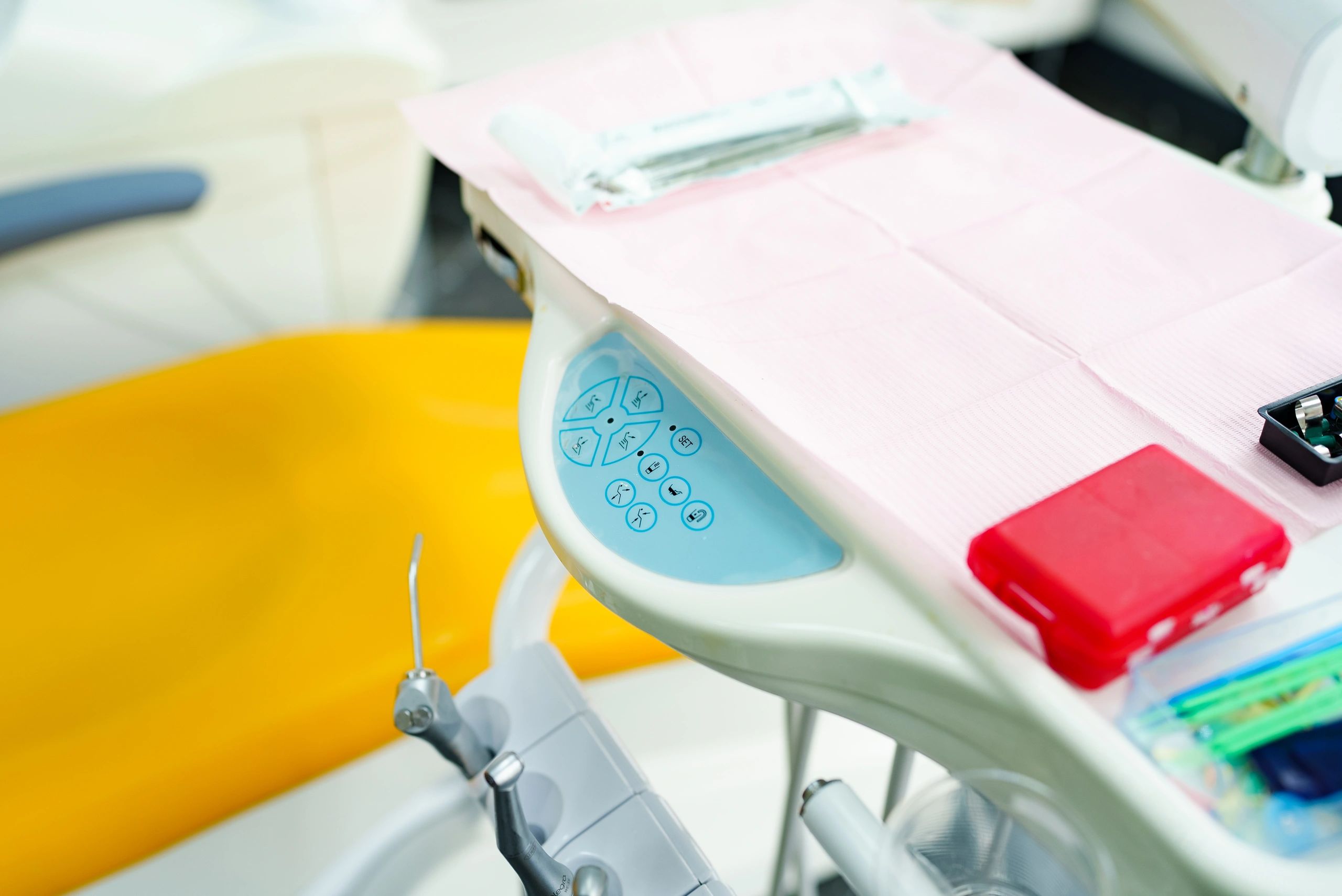 Dental tray with clinical supplies